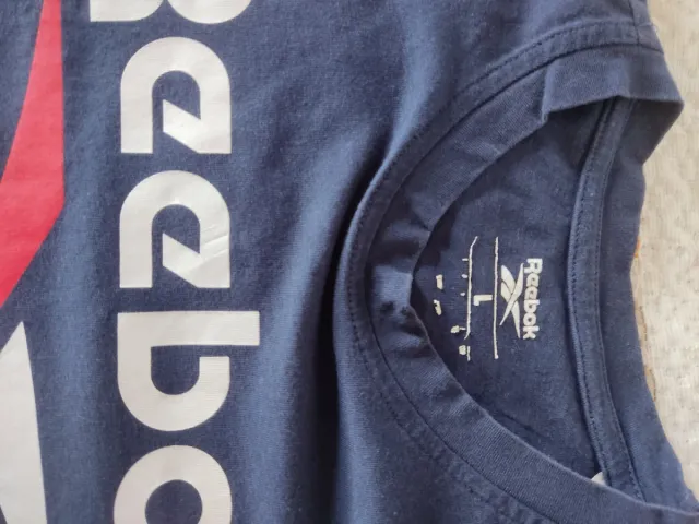 Camiseta Reebok Azul Oscuro Talla L