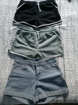 Lote 3 Pantalones Cortos Chica