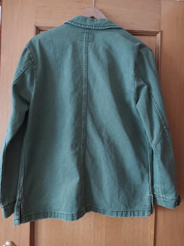 Cazadora Zara Oversize Verde