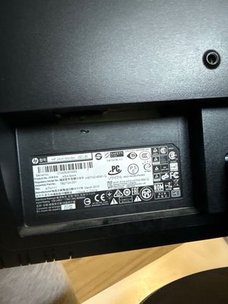 Monitor HP HD Negro