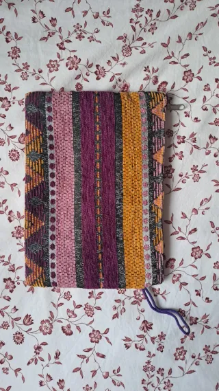 Neceser plano estampado