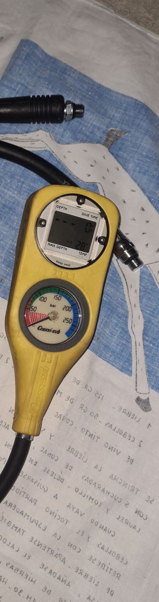 manometro, profundimetro, brujula buceo Cressi-sub