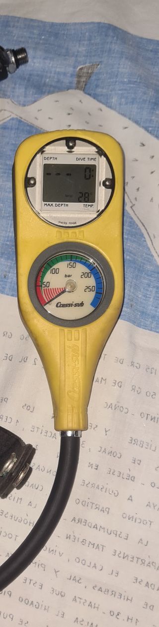 manometro, profundimetro, brujula buceo Cressi-sub