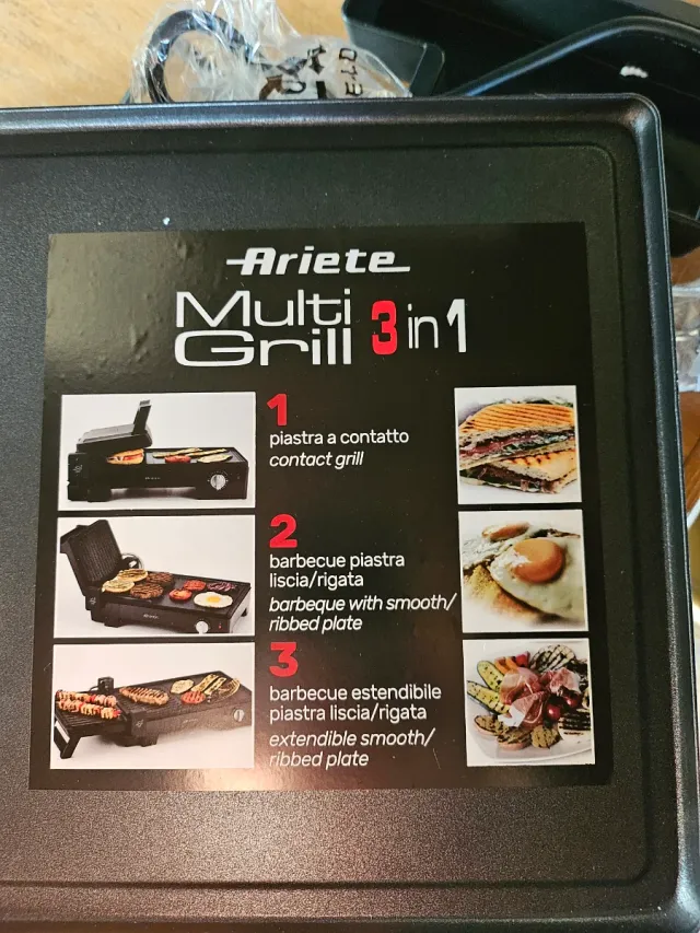 Multigrill Ariete 3 in 1
