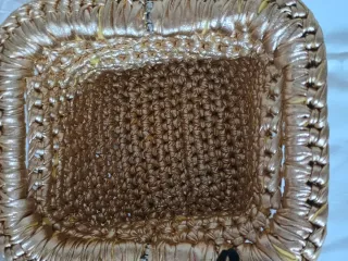 Pochette mini clutch oro