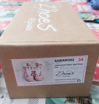 Zapatos niña valenciana salon rosa