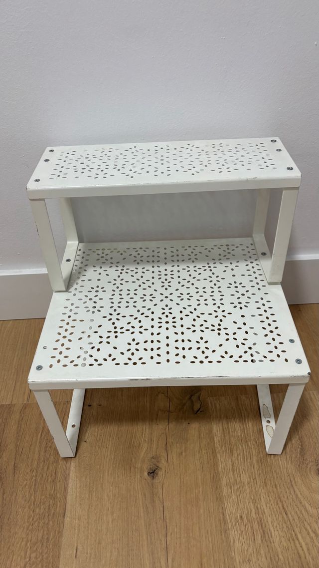 Estantería Escalera Ikea Blanca Metal