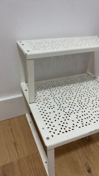 Estantería Escalera Ikea Blanca Metal