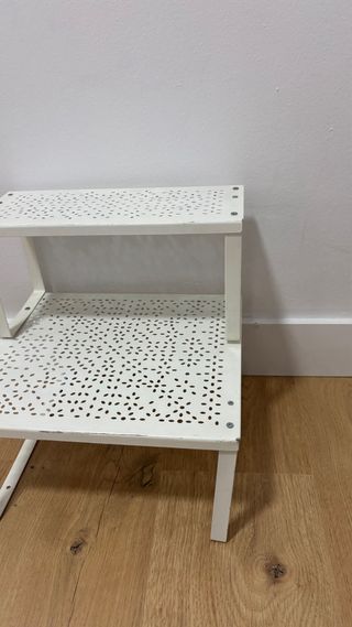 Estantería Escalera Ikea Blanca Metal