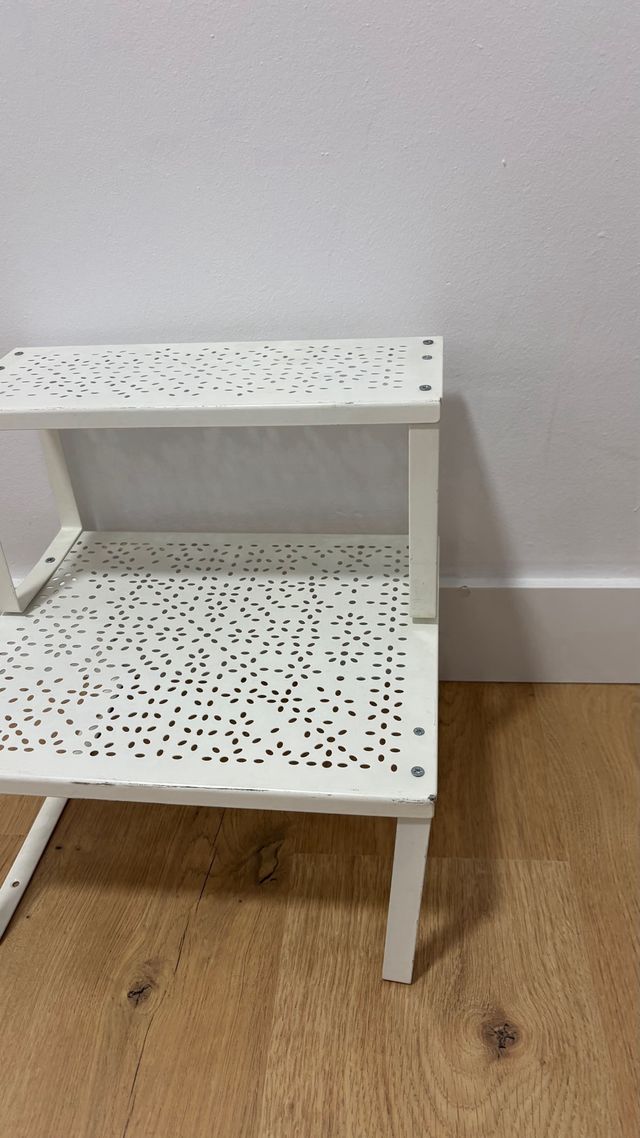 Estantería Escalera Ikea Blanca Metal