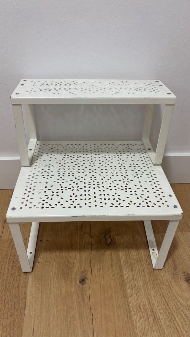 Estantería Escalera Ikea Blanca Metal