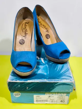 Zapatos Mustang azul T 40