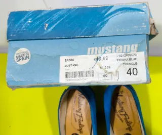 Zapatos Mustang azul T 40