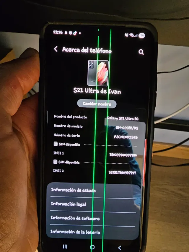 Samsung s21 ultra 256gb leer