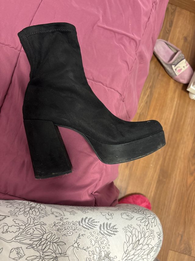 Botas de mujer con plataforma negras