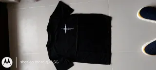 Maglietta uomo nera con stampa