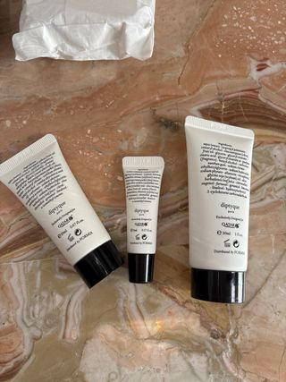 Set 2 trousse Diptyque x Qatar Airways