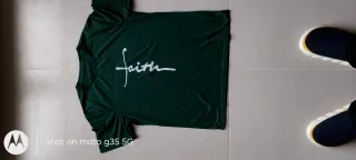 Maglietta uomo faith verde