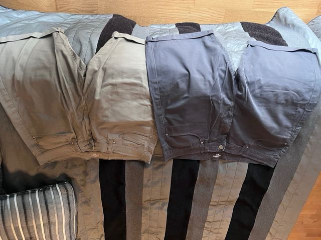 Carhartt Pantalonetas Beige y Gris