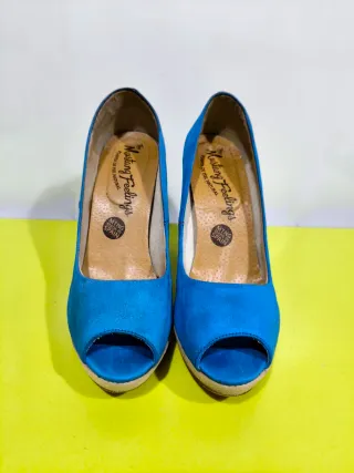 Zapatos Mustang azul T 40