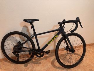 Bicicleta Gravel / Ciclocross verde scuro