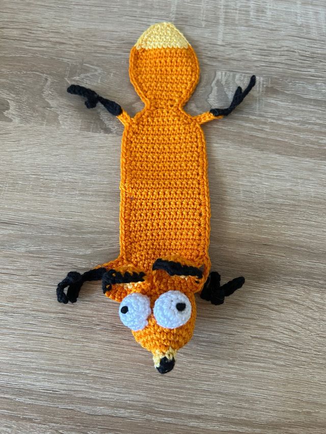 Segnalibro volpe uncinetto