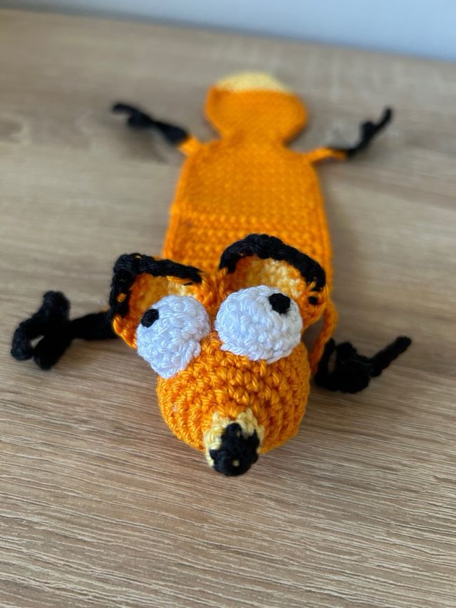 Segnalibro volpe uncinetto