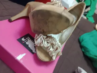 Lote Botas y Zapatos Negros y Rojos