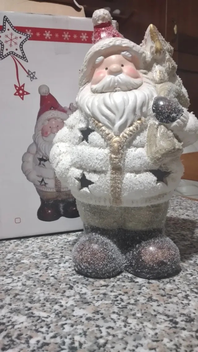 Babbo Natale Luminoso Decorazione Natalizia