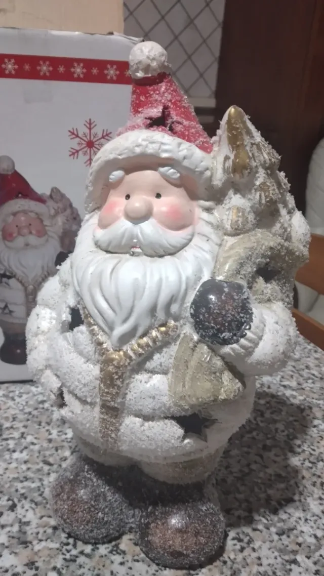 Babbo Natale Luminoso Decorazione Natalizia