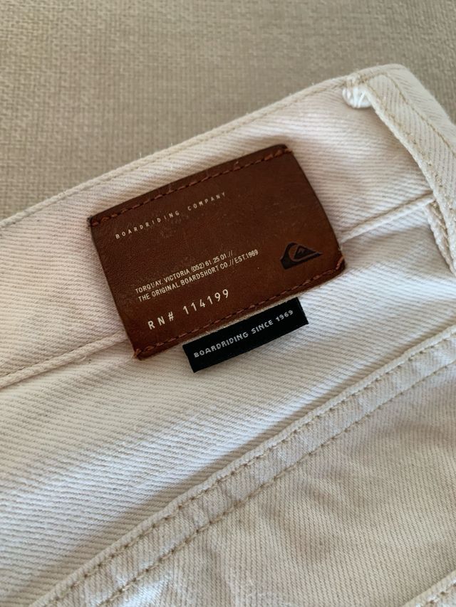 Pantalones Quiksilver Blancos