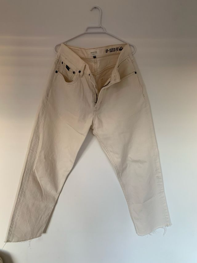 Pantalones Quiksilver Blancos