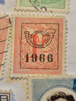 Lotto 31 Francobolli Belgio anni '60