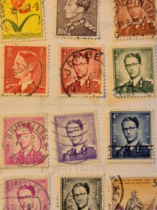 Lotto 31 Francobolli Belgio anni '60