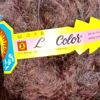 Lote 20 ovillos Visón Mohair lana