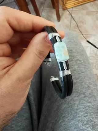 5 bracciali uomo e 1 collanina