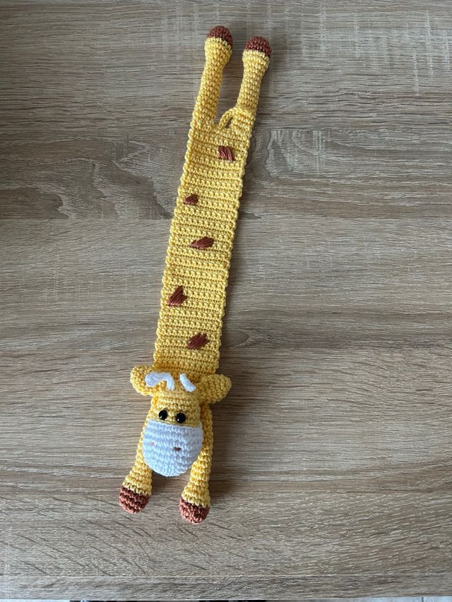 Segnalibro uncinetto giraffa