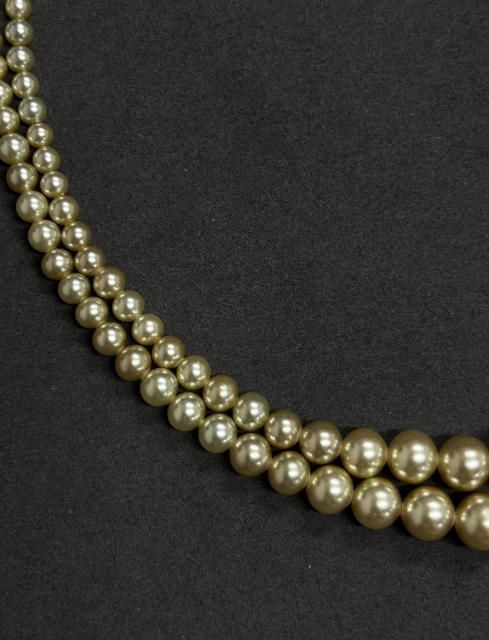 Collar doble perlas con cierre joya