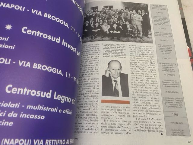 LIBRO SERIE “ IL MATTINO 1882/1992”