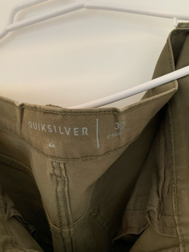 Pantalones Chinos Quiksilver Verdes