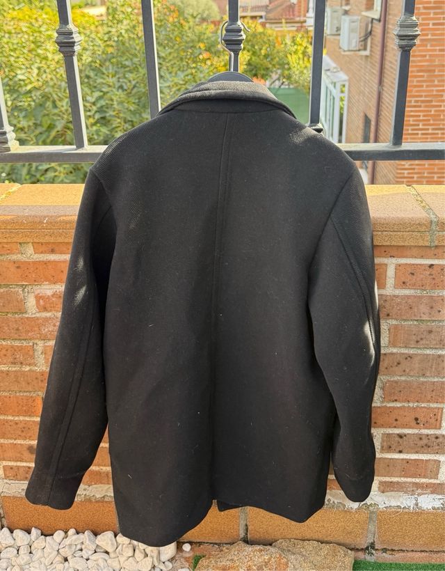 Chaquetón marinero Mango negro talla XS