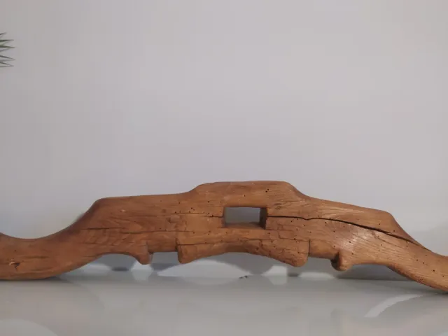 Yugo antiguo de madera.Vintage decoración