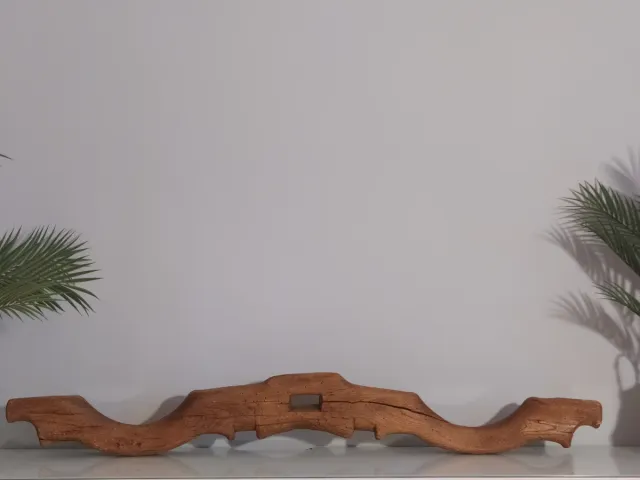 Yugo antiguo de madera.Vintage decoración