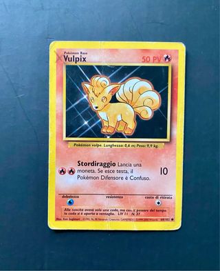 Set Pokémon Vulpix base, Brock’s Vulpix, Blaine’s