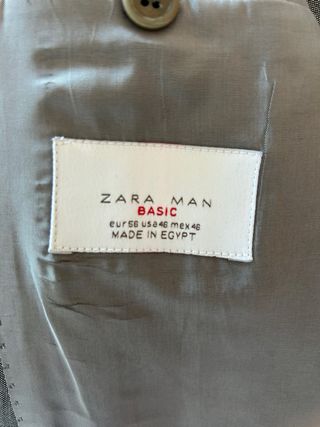 Traje Zara Caballero T. 56 Americana T. 48 Pant.