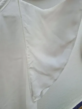 Blusa blanca Massimo Dutti