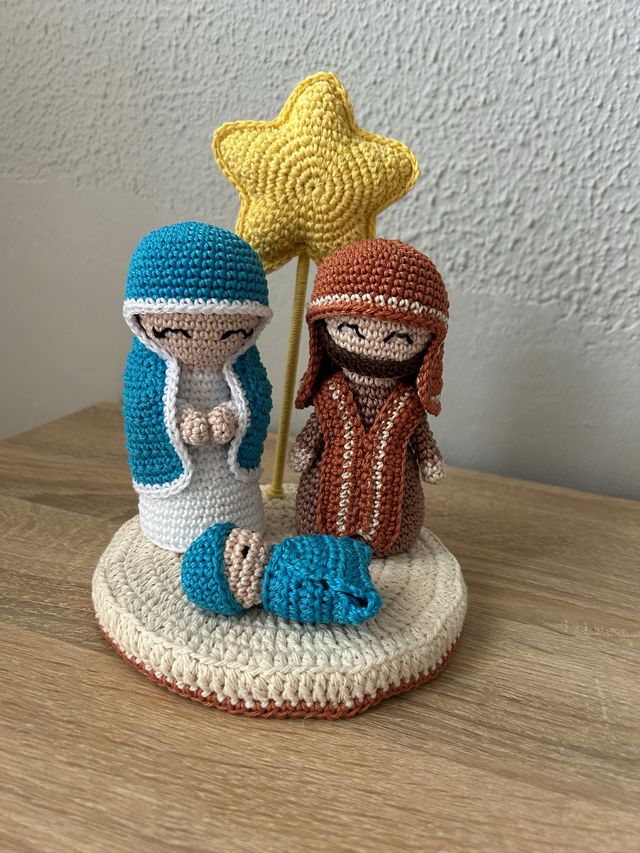 Presepe uncinetto fatto a mano