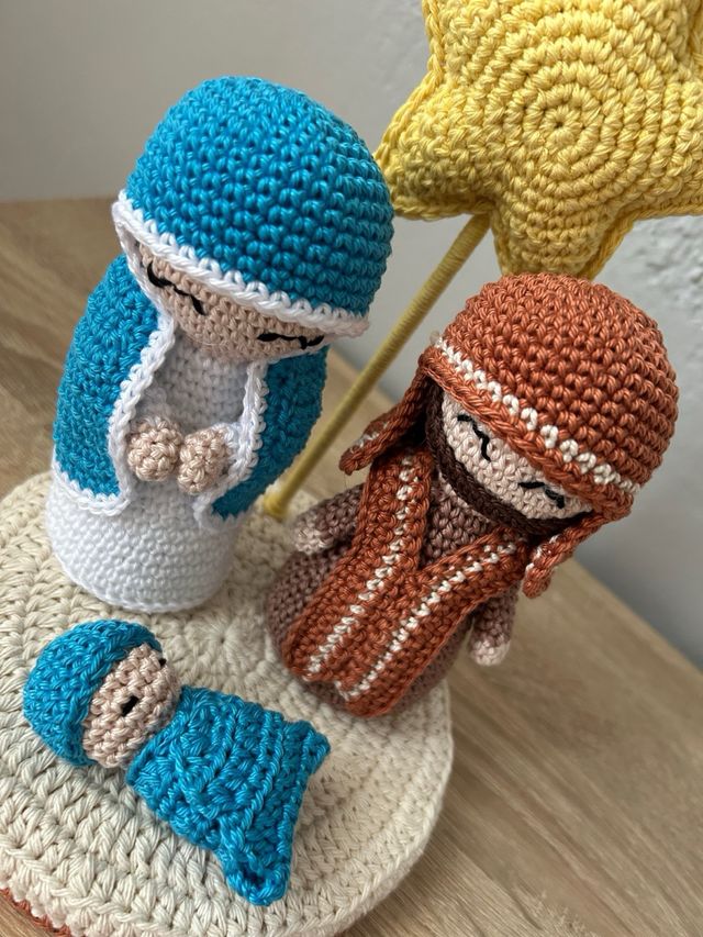 Presepe uncinetto fatto a mano