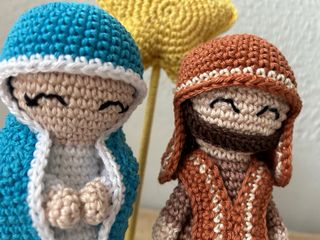 Presepe uncinetto fatto a mano