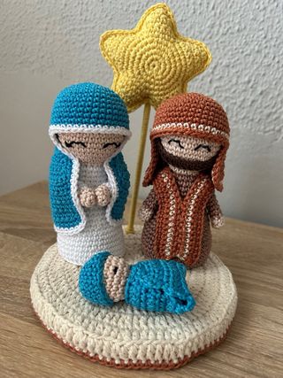 Presepe uncinetto fatto a mano